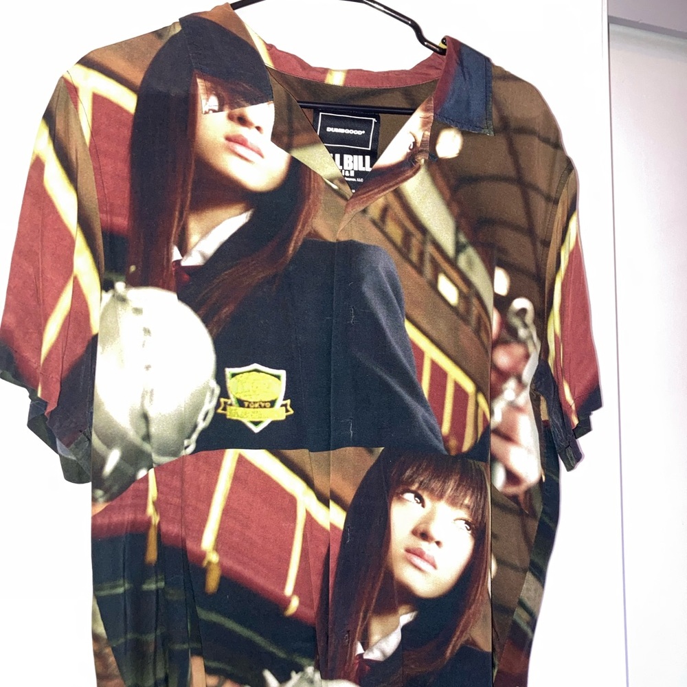 Graphic Print Casual Button Down Shirt